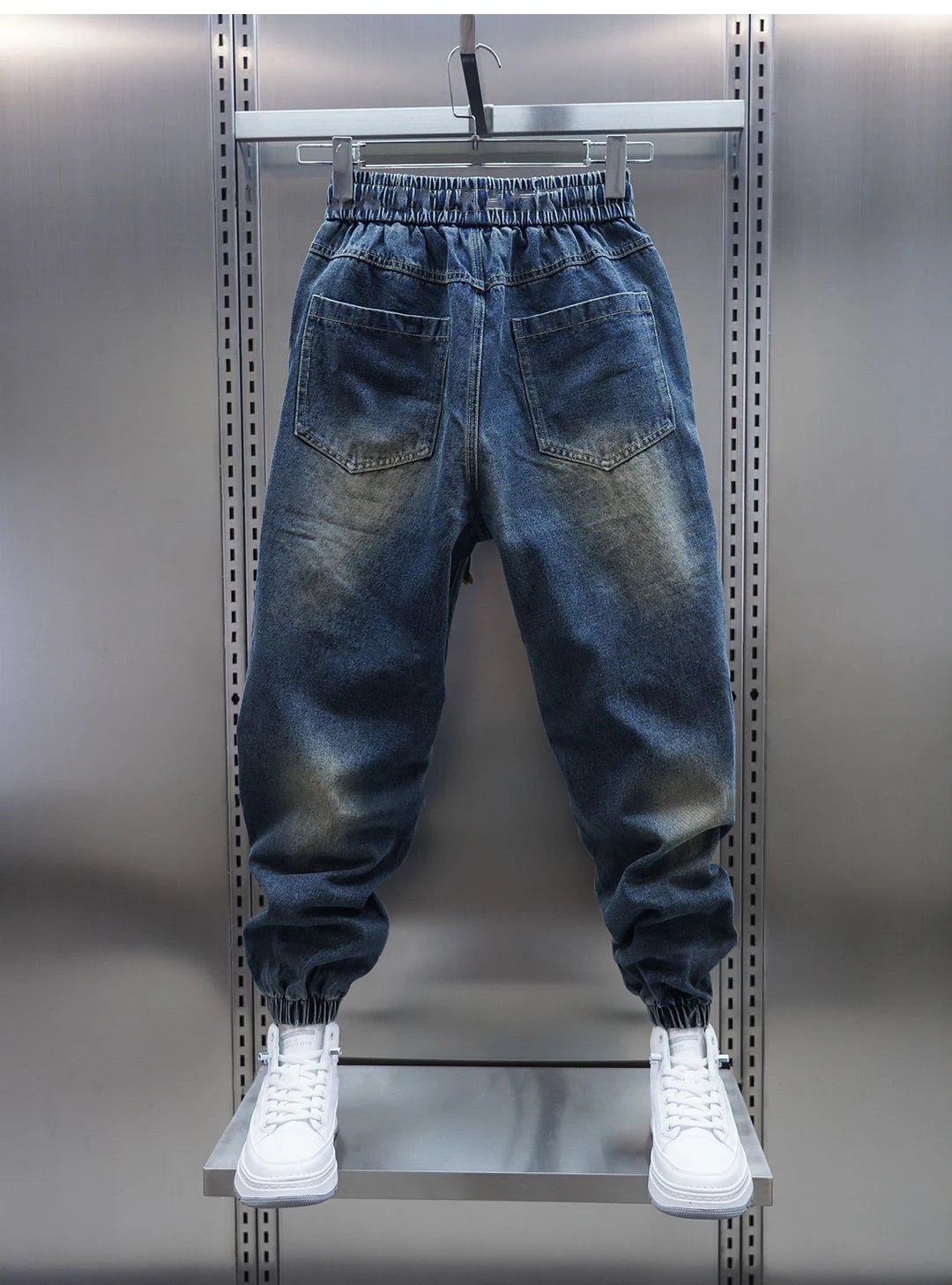 Laurent™ | Pantalon Baggy Denim avec Ceinture