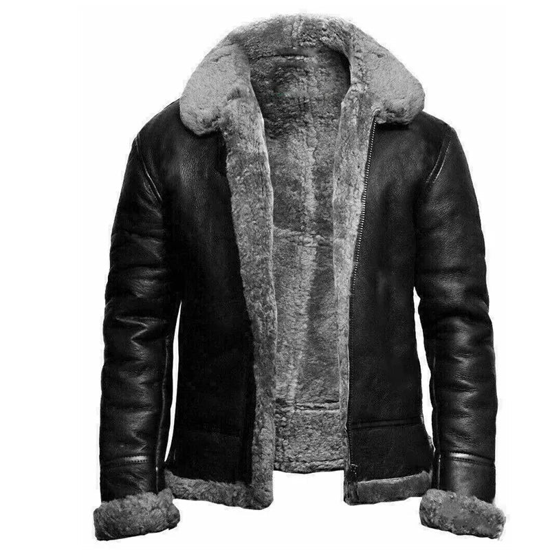 Hudson - Leather Winter Coat