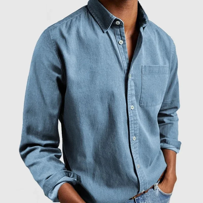Charles - Chemise Casual Élégante en Coton