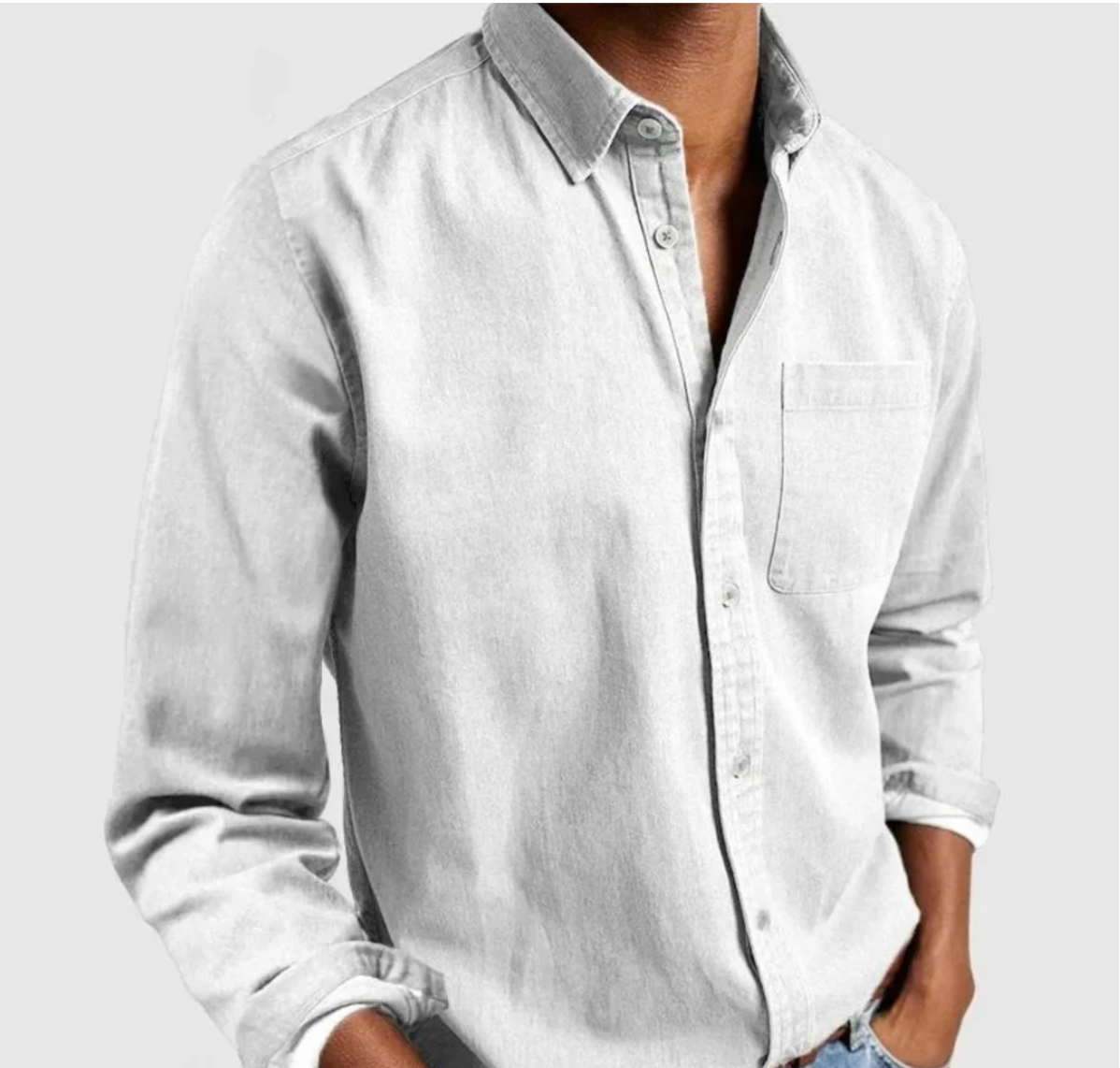 Charles - Chemise Casual Élégante en Coton