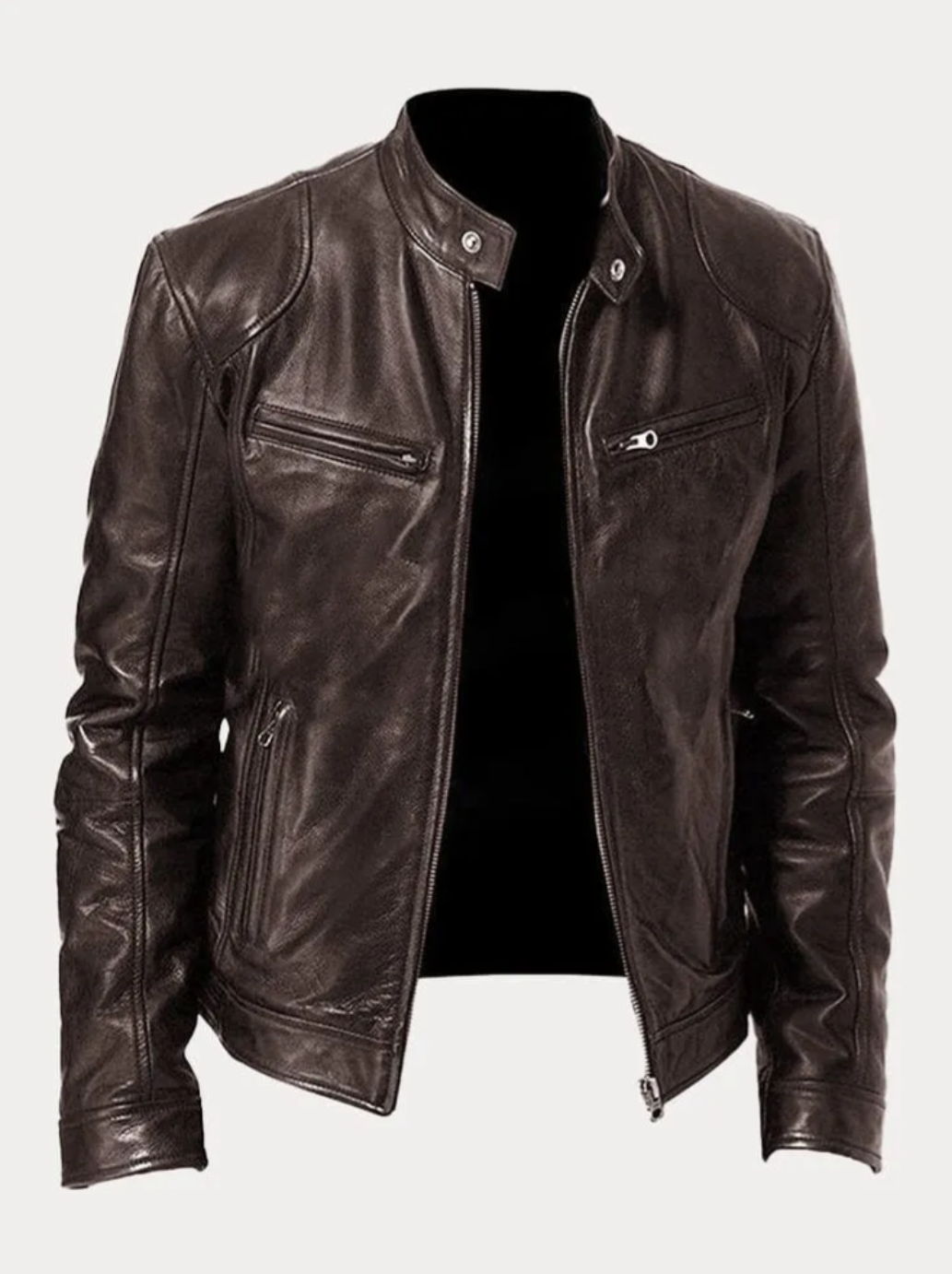 Steve - Timeless Leather Jacket