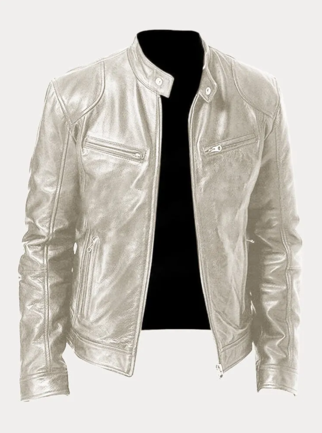 Steve - Timeless Leather Jacket