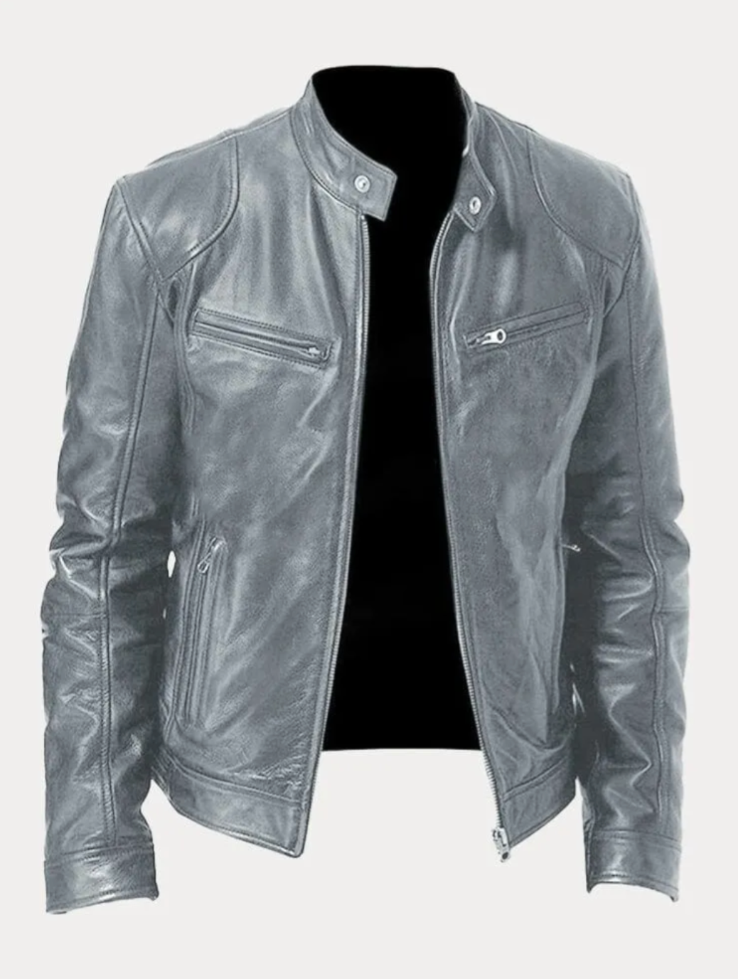 Steve - Timeless Leather Jacket