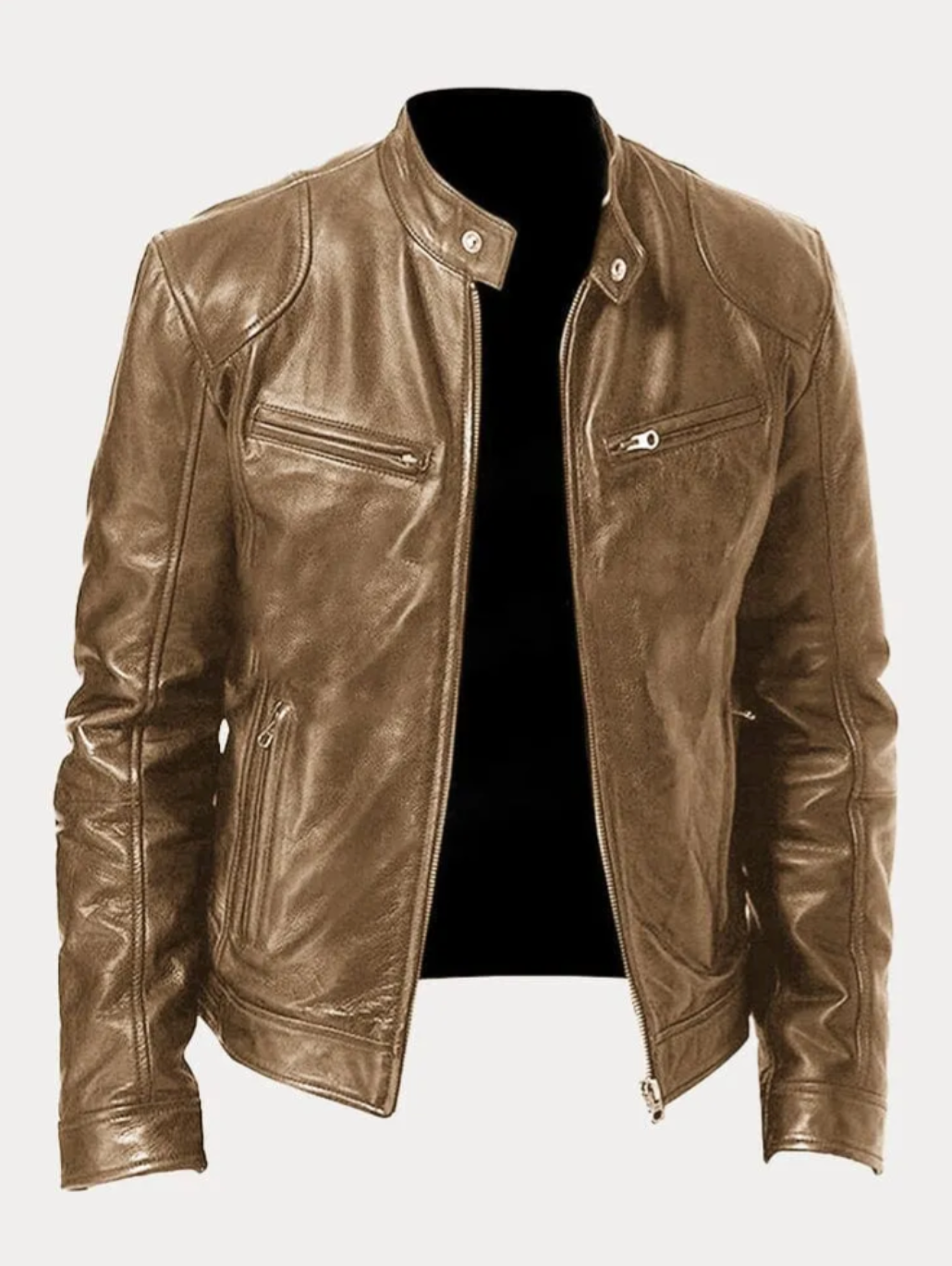 Steve - Timeless Leather Jacket