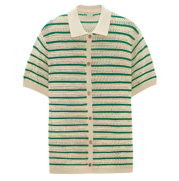 Laurent™ | Marbella - Chemise boutonnée en tricot
