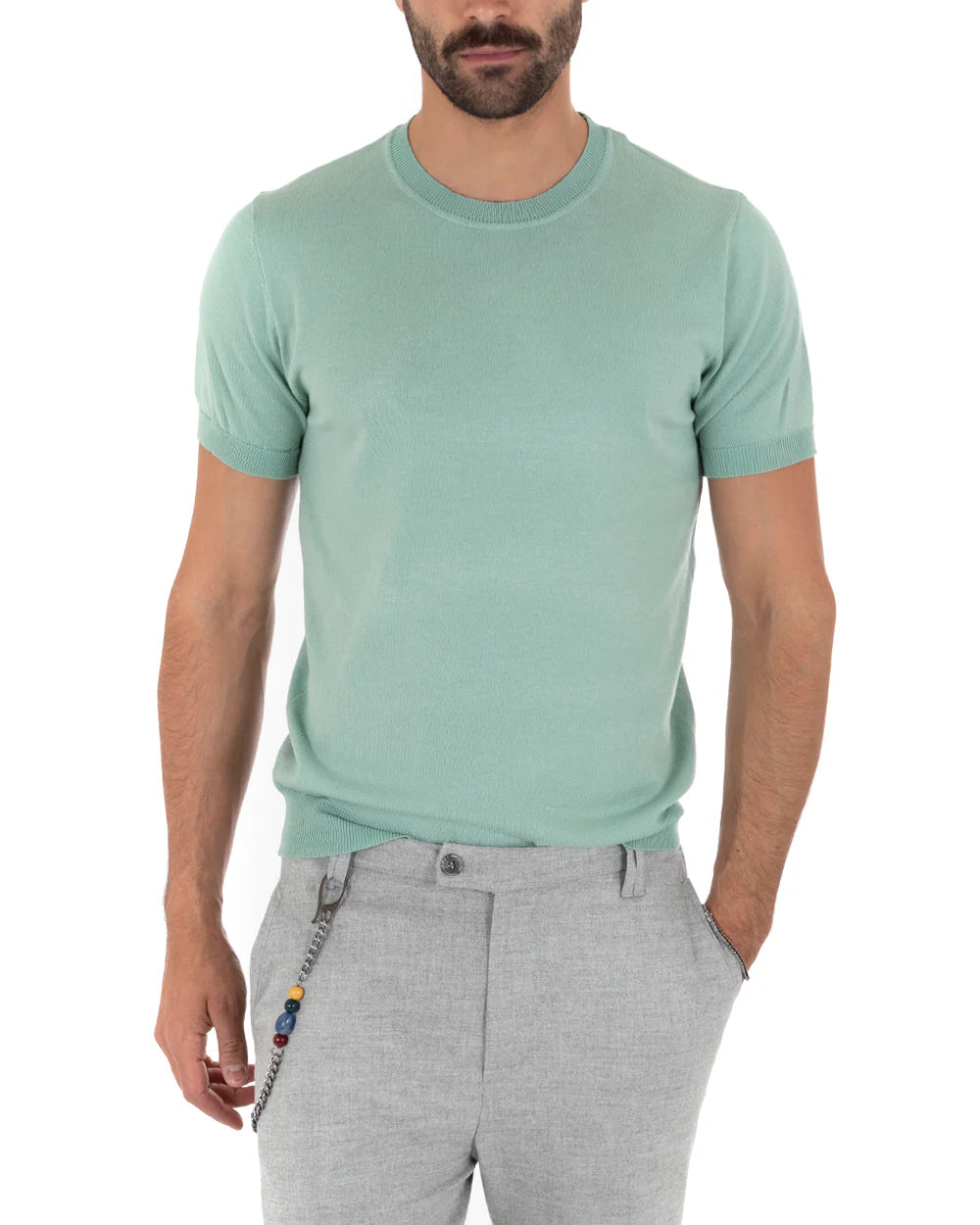 Louis | T-Shirt Homme à Manches Courtes et Col Rond