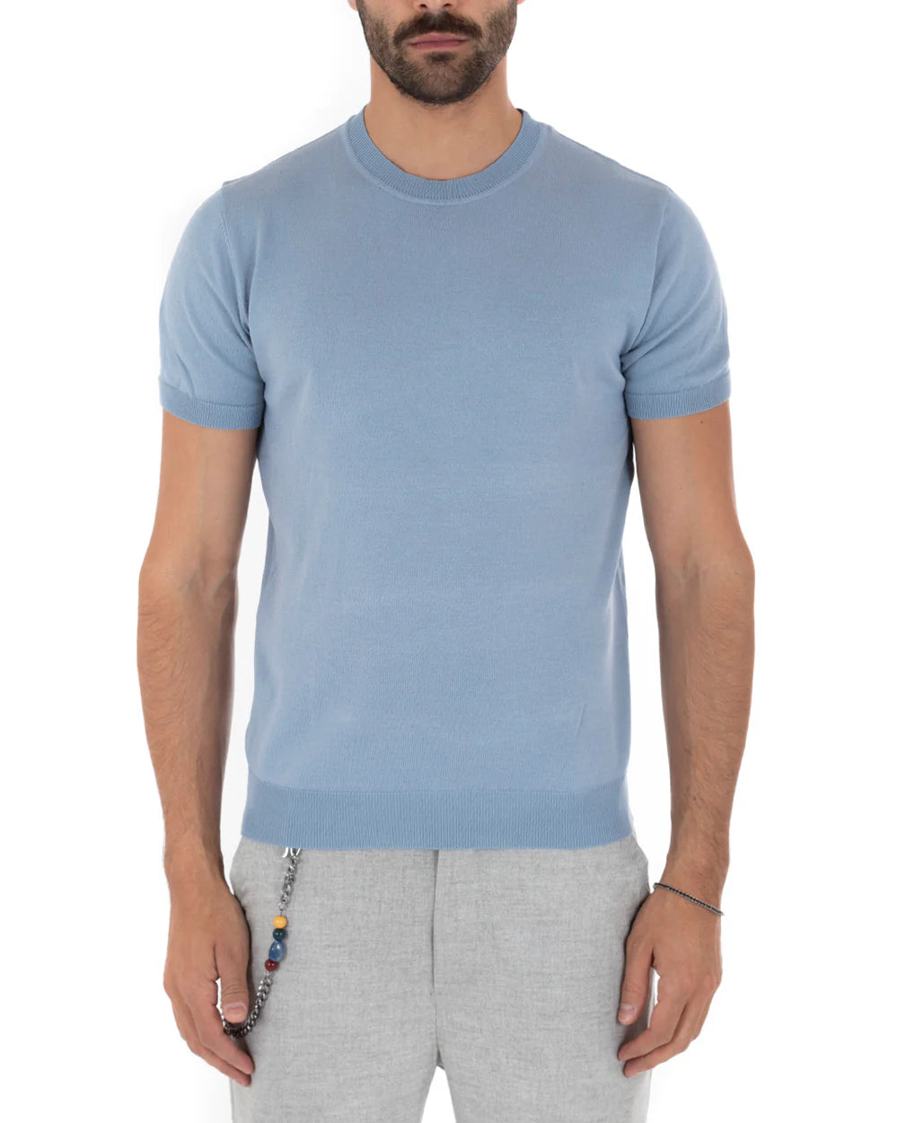 Louis | T-Shirt Homme à Manches Courtes et Col Rond