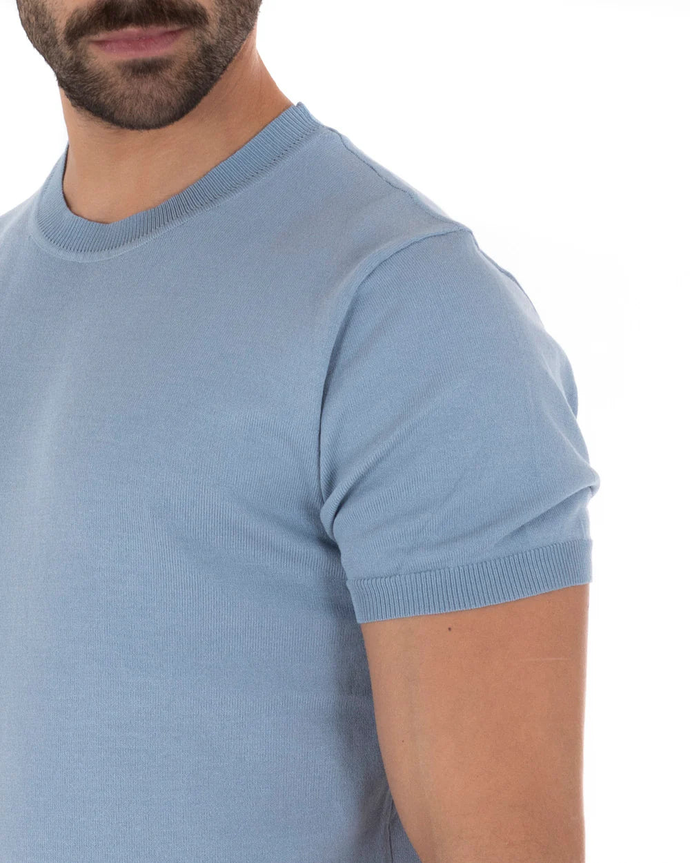 Louis | T-Shirt Homme à Manches Courtes et Col Rond