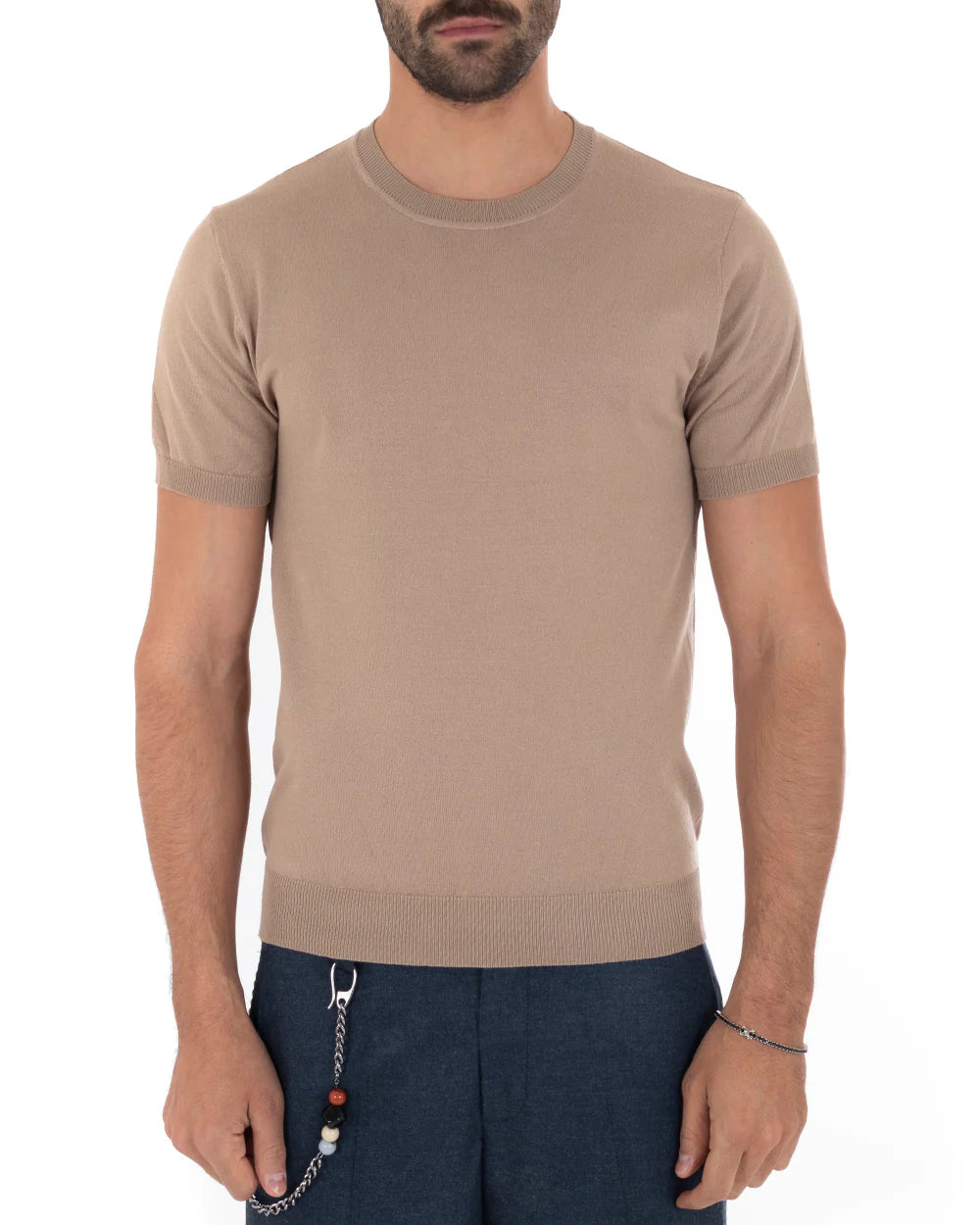 Louis | T-Shirt Homme à Manches Courtes et Col Rond