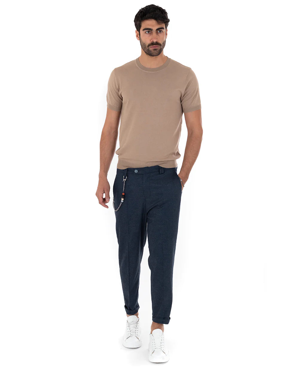 Louis | T-Shirt Homme à Manches Courtes et Col Rond