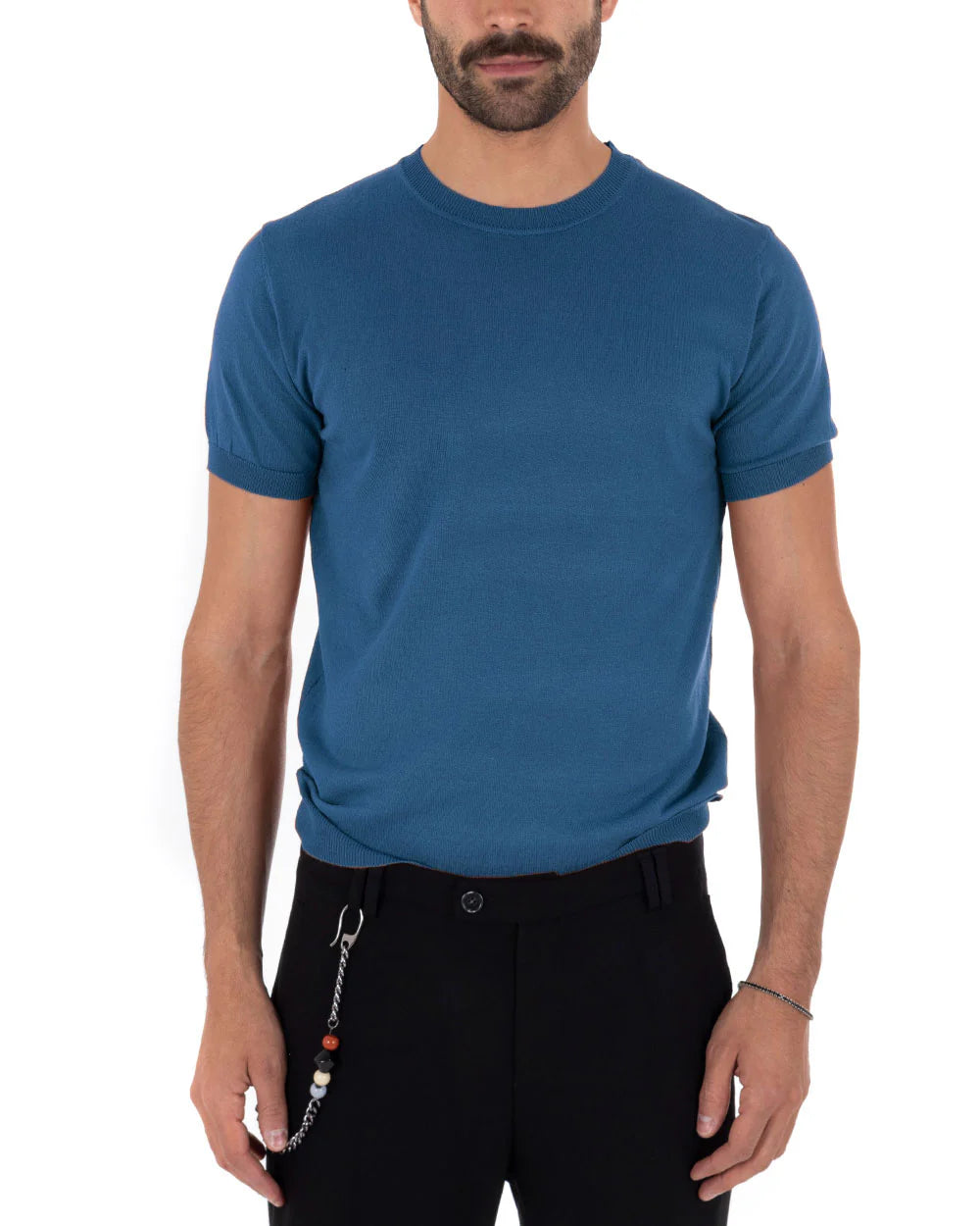 Louis | T-Shirt Homme à Manches Courtes et Col Rond