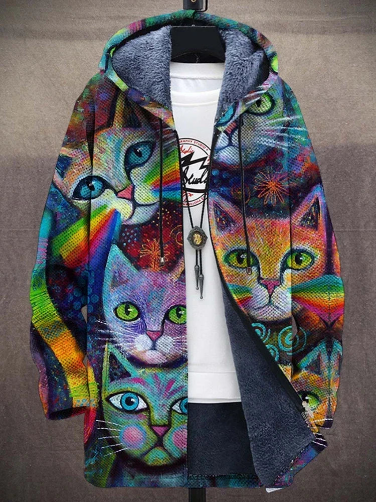 Leo - Jacket with Artistic Print