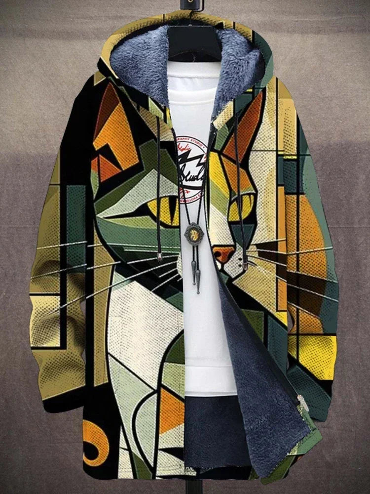 Leo - Jacket with Artistic Print