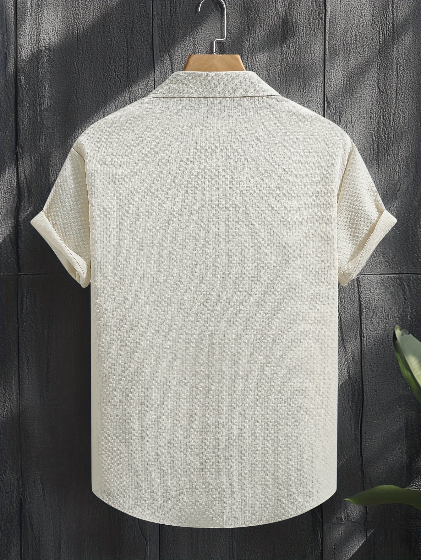 Laurent™ | Chemise Texturée Marine Chic