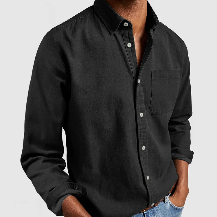 Charles - Chemise Casual Élégante en Coton