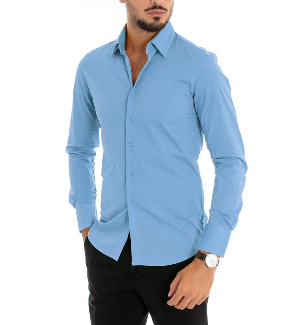 Théodore | Chemise Homme Slim Fit en Coton Classique