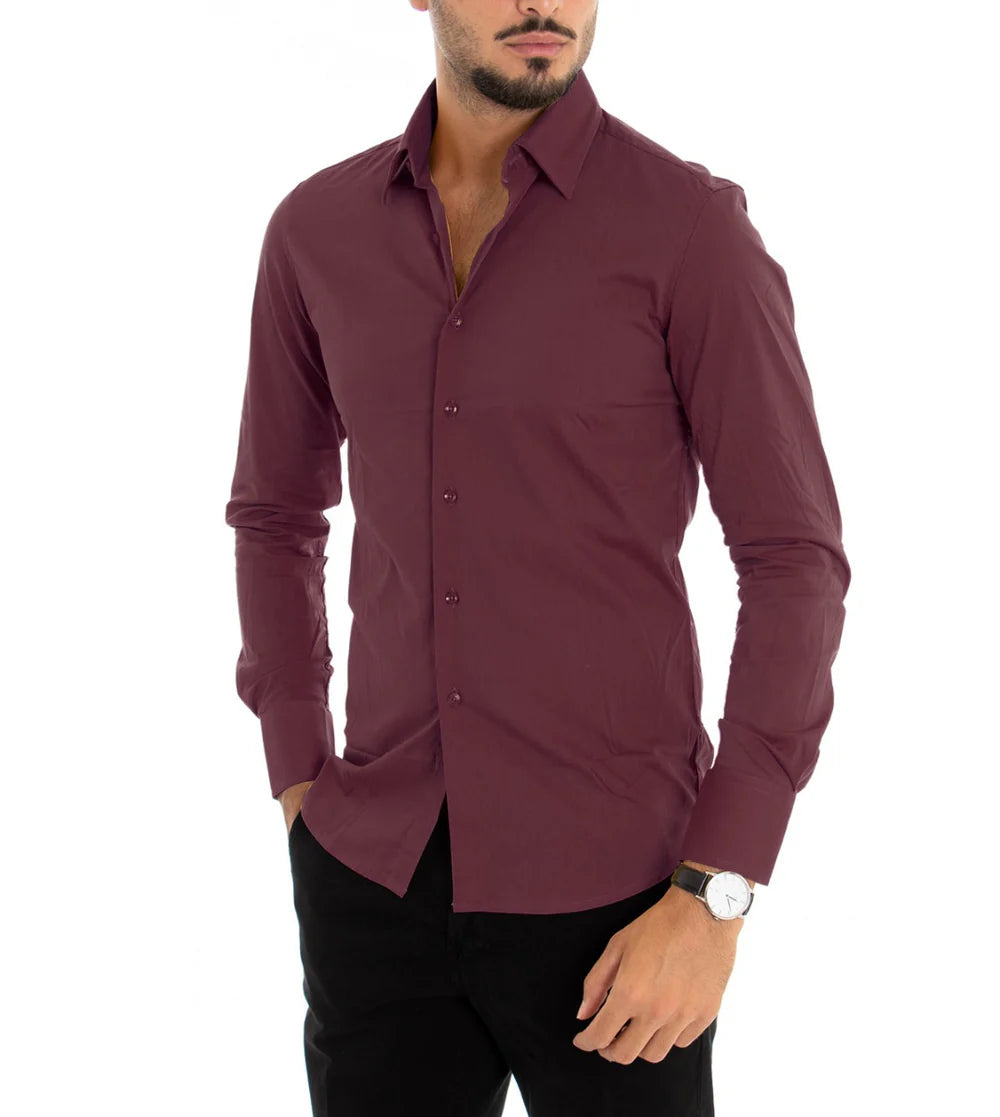 Théodore | Chemise Homme Slim Fit en Coton Classique
