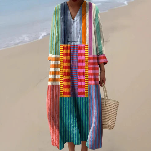 Lia™ | Robe géométrique élégante