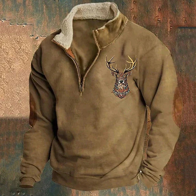 Eli - Stylish Quarter-Zip Pullover