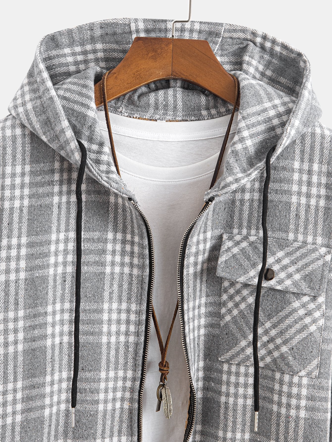 Laurent™ - Chemise à capuche en flanelle doublée Teddy
