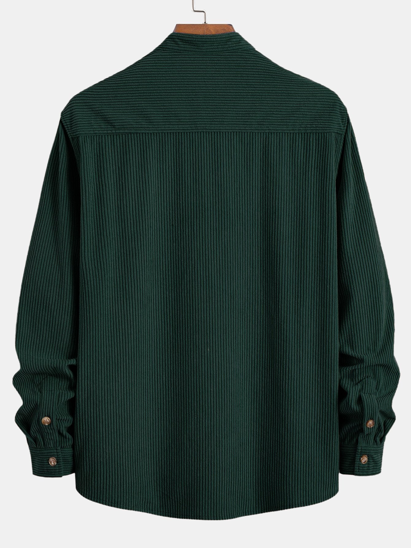 Laurent™ - Chemise en velours côtelé à col montant