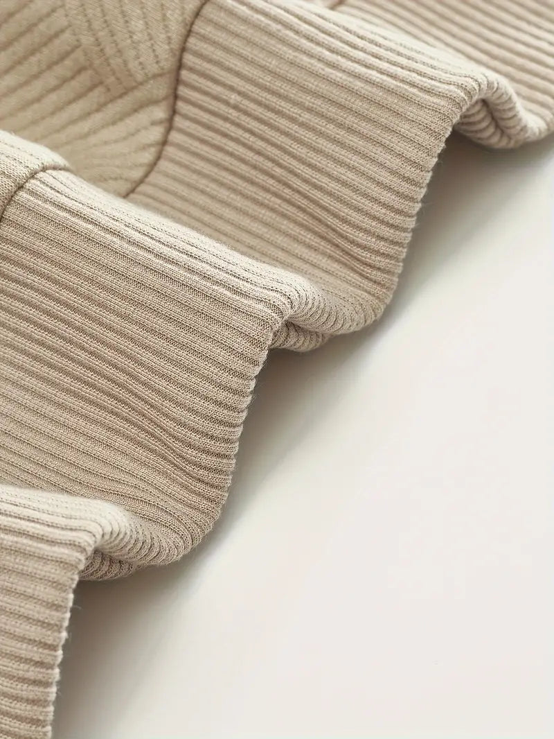 Elliot - Retro Zip-Up Sweater with Geometric Design