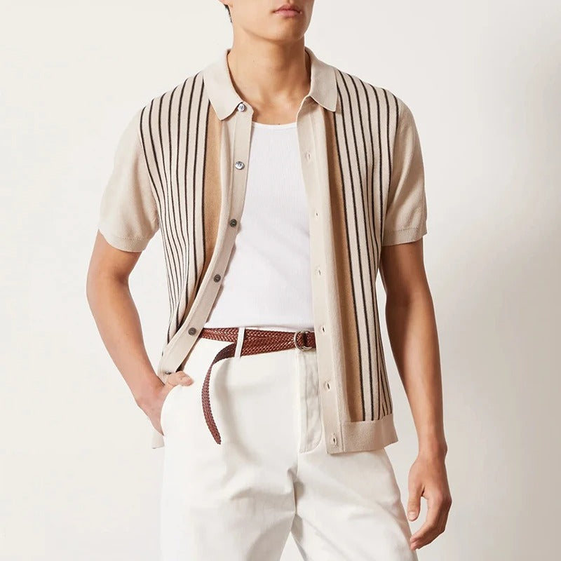 London Edit™ | Striped Viscose Shirt