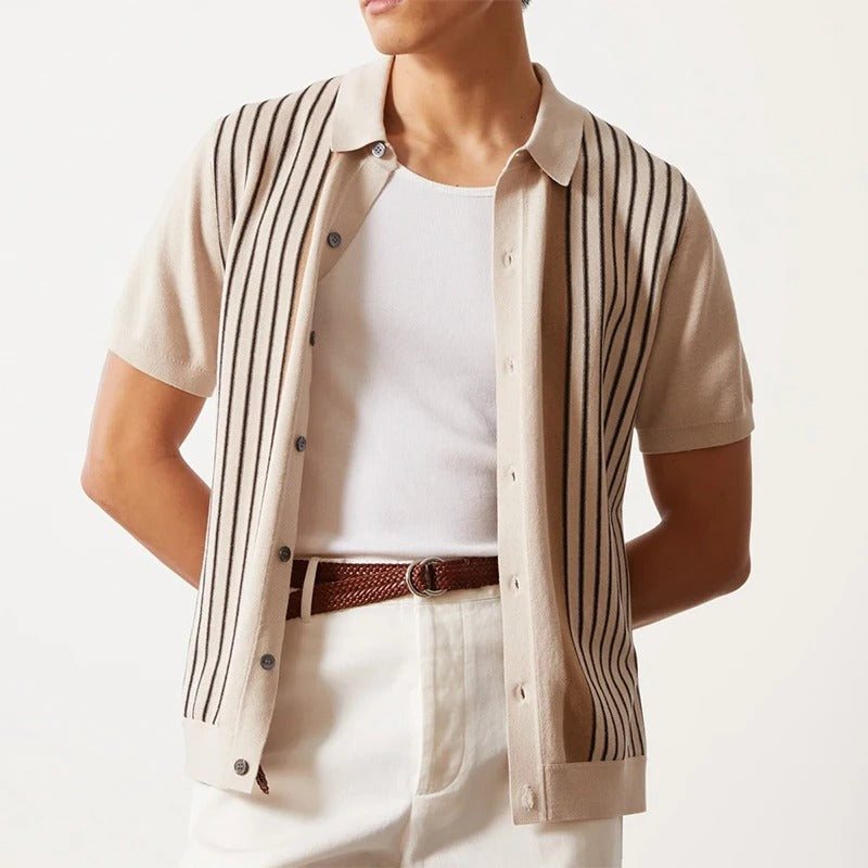 London Edit™ | Striped Viscose Shirt