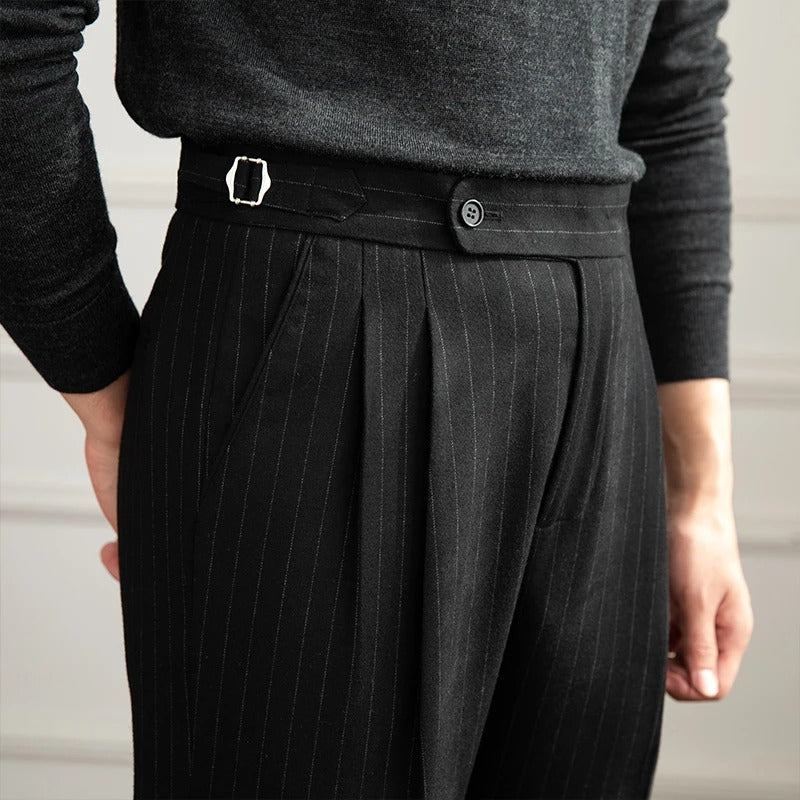 London Edit™ | Striped Gurkha Pants