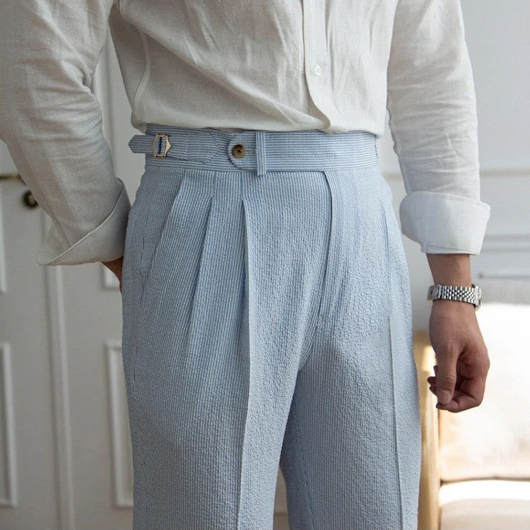 London Edit™ | Seersucker Gurkha Pants