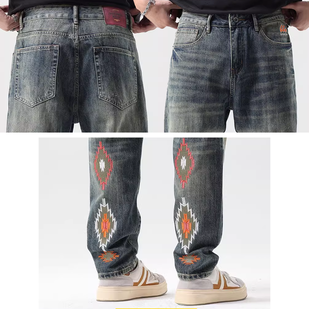 London Edit™ | Embroidery Jeans