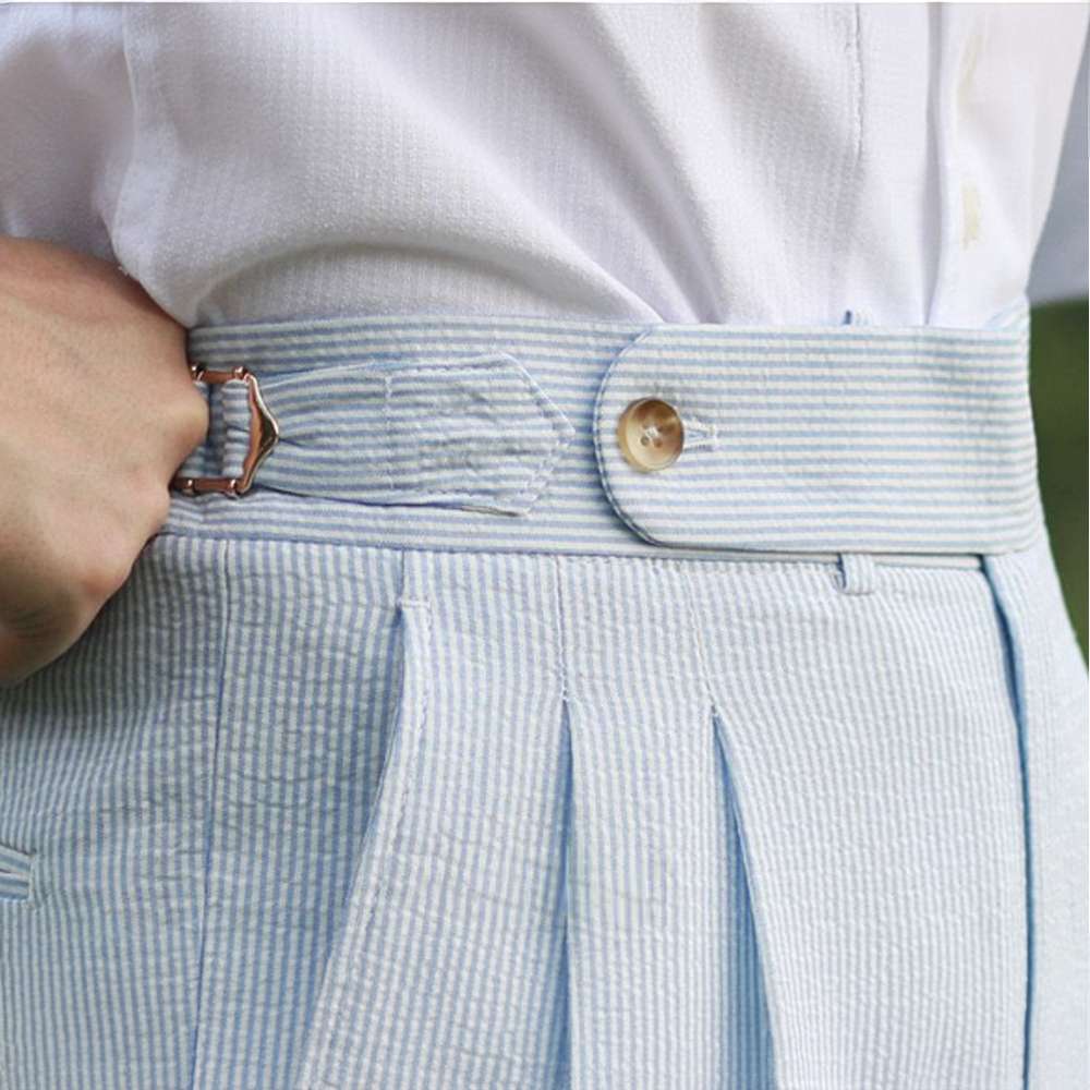 London Edit™ | Seersucker Gurkha Pants