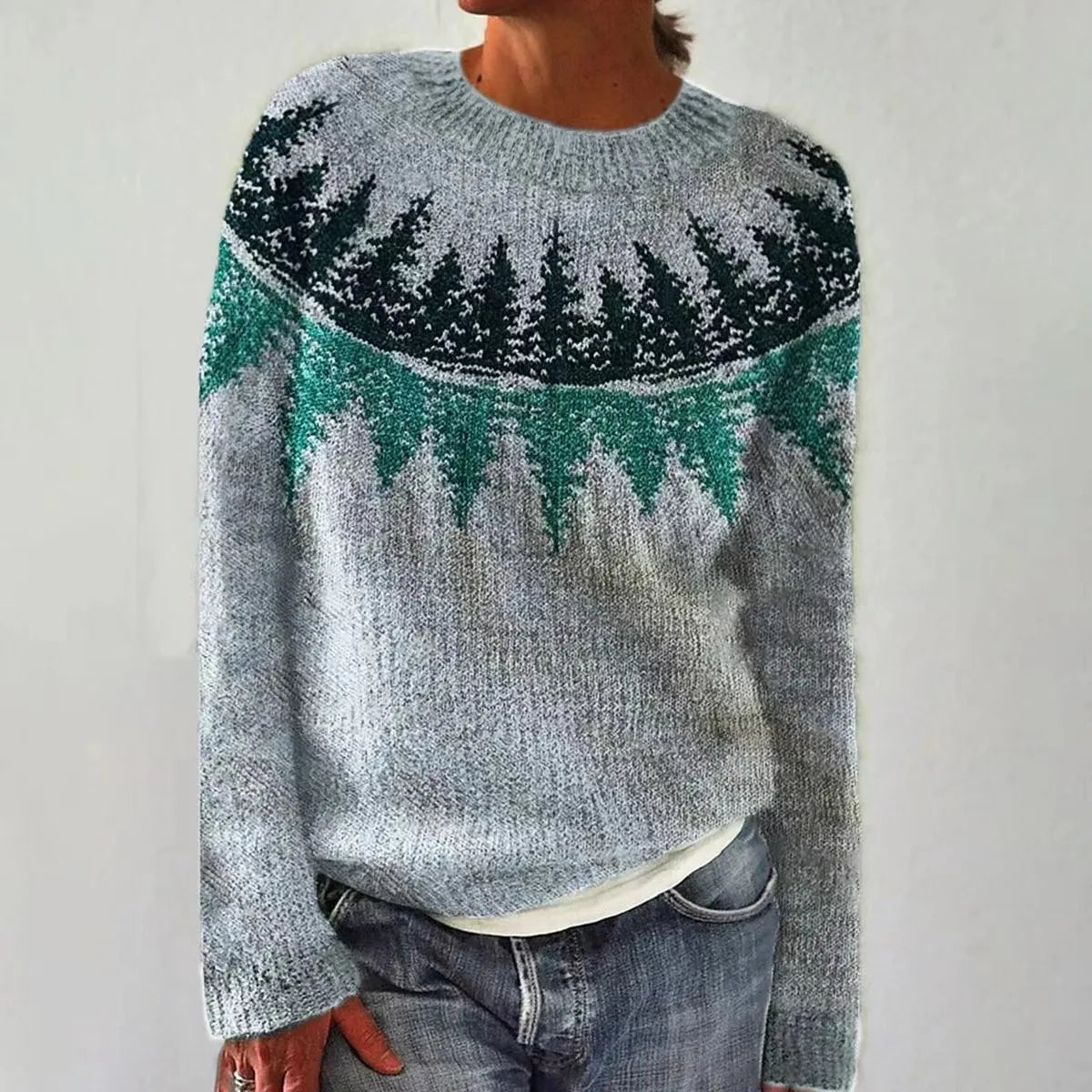 Chloé - Pull d'hiver au style rétro