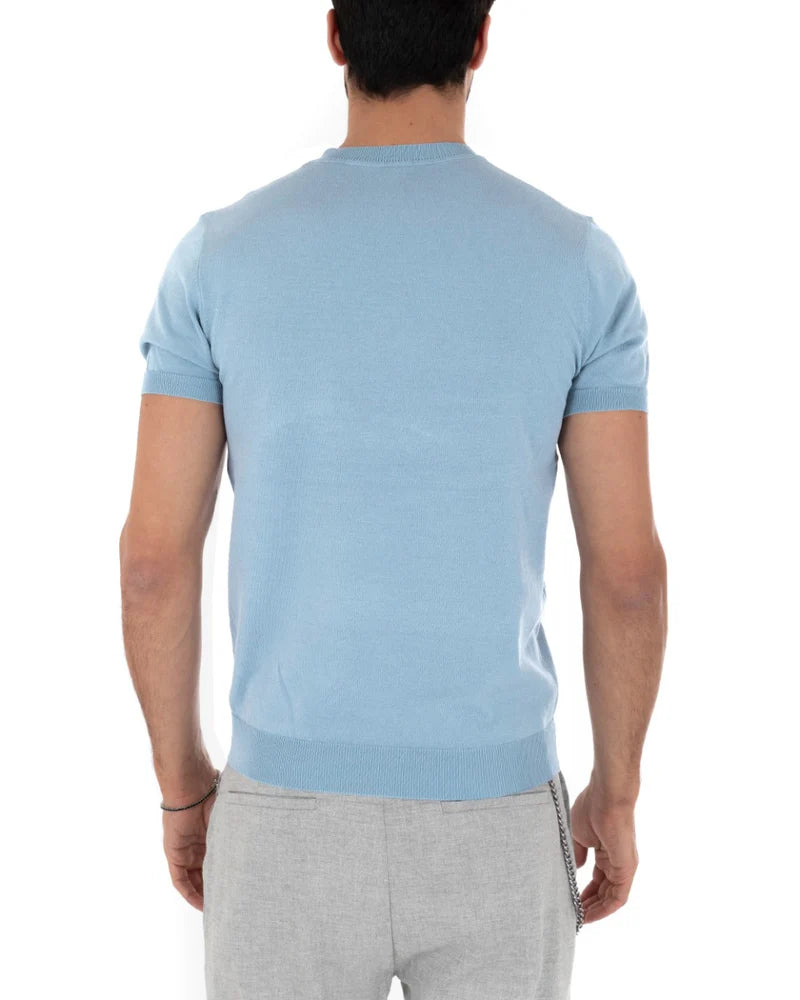 Louis | T-Shirt Homme à Manches Courtes et Col Rond