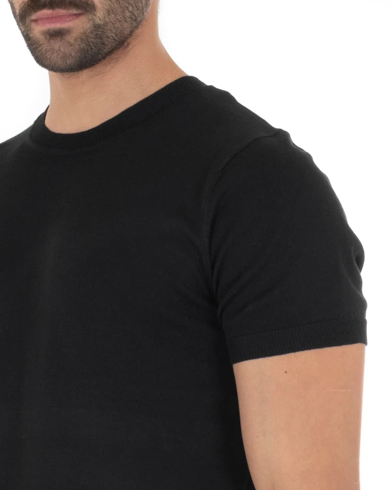 Louis | T-Shirt Homme à Manches Courtes et Col Rond