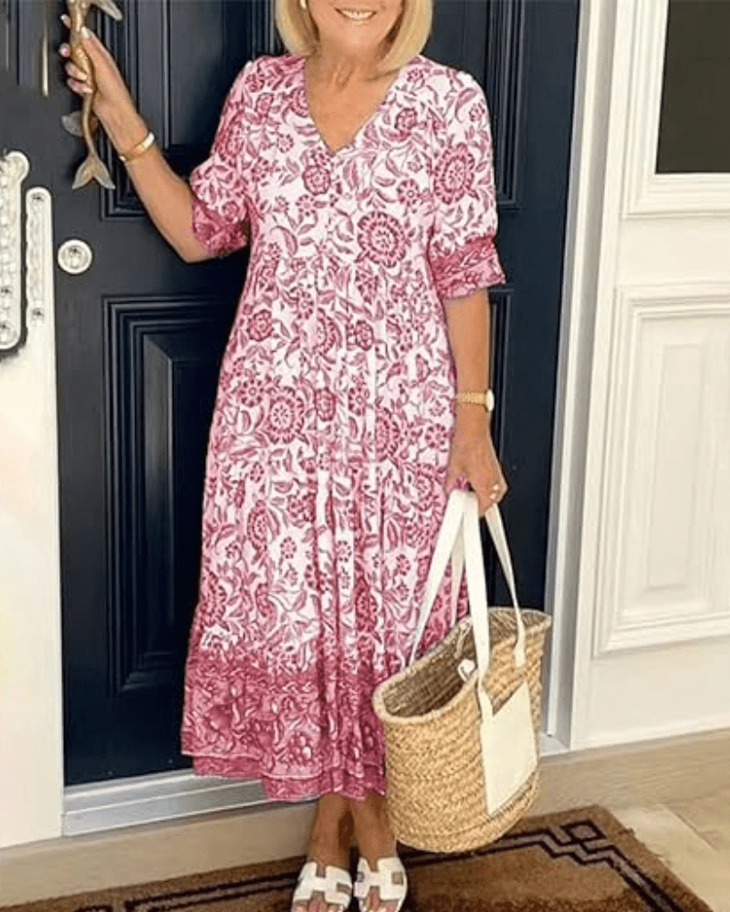 Valérie | Robe d'été Confortable – Légère, Féminine & Élégante