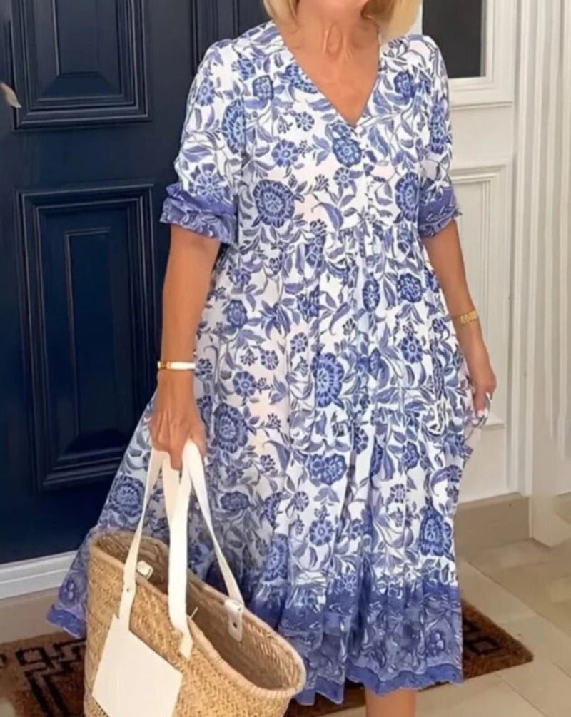 Valérie | Robe d'été Confortable – Légère, Féminine & Élégante