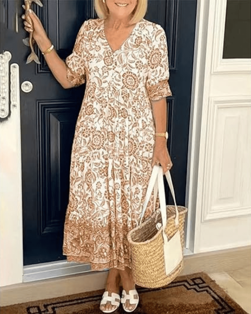 Valérie | Robe d'été Confortable – Légère, Féminine & Élégante