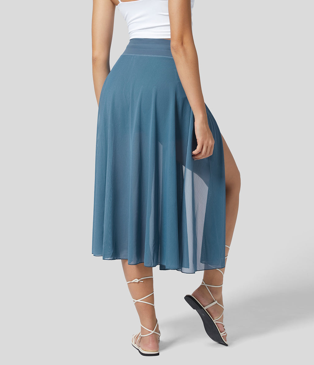 Livan - Jupe 2-en-1 taille haute