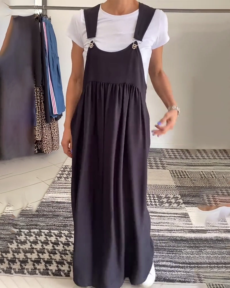 Sophie - Robe décontractée unie et fluide