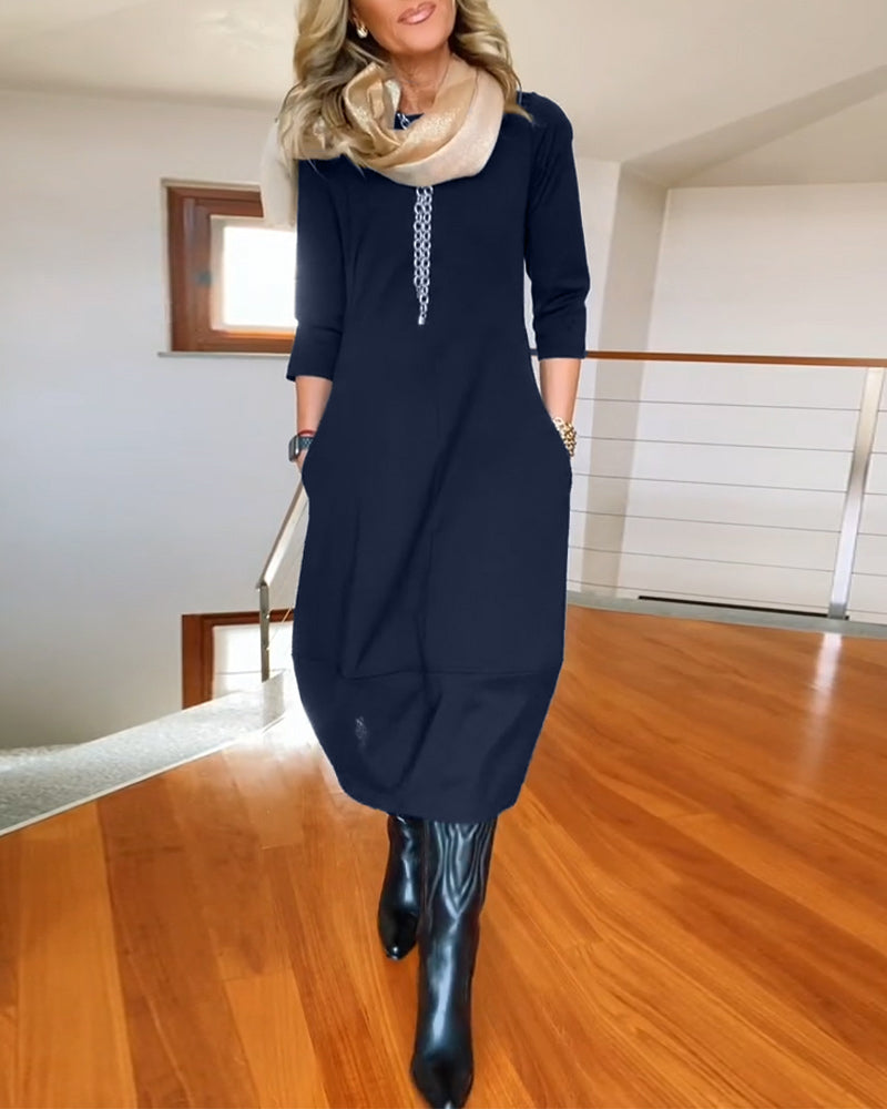 Inès - Robe Élégante et Confortable