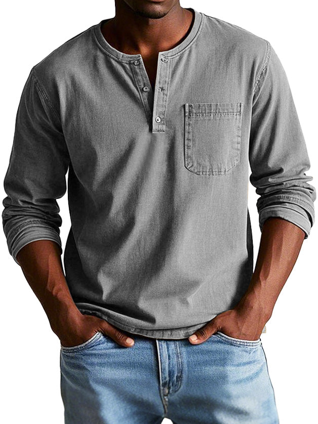 Thomas™ | Chemise Vintage à Manches Longues