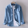 London Edit™ | Denim Long-Sleeve Shirt
