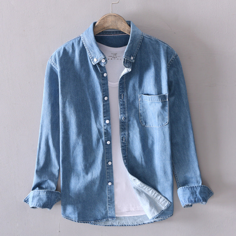 London Edit™ | Denim Long-Sleeve Shirt