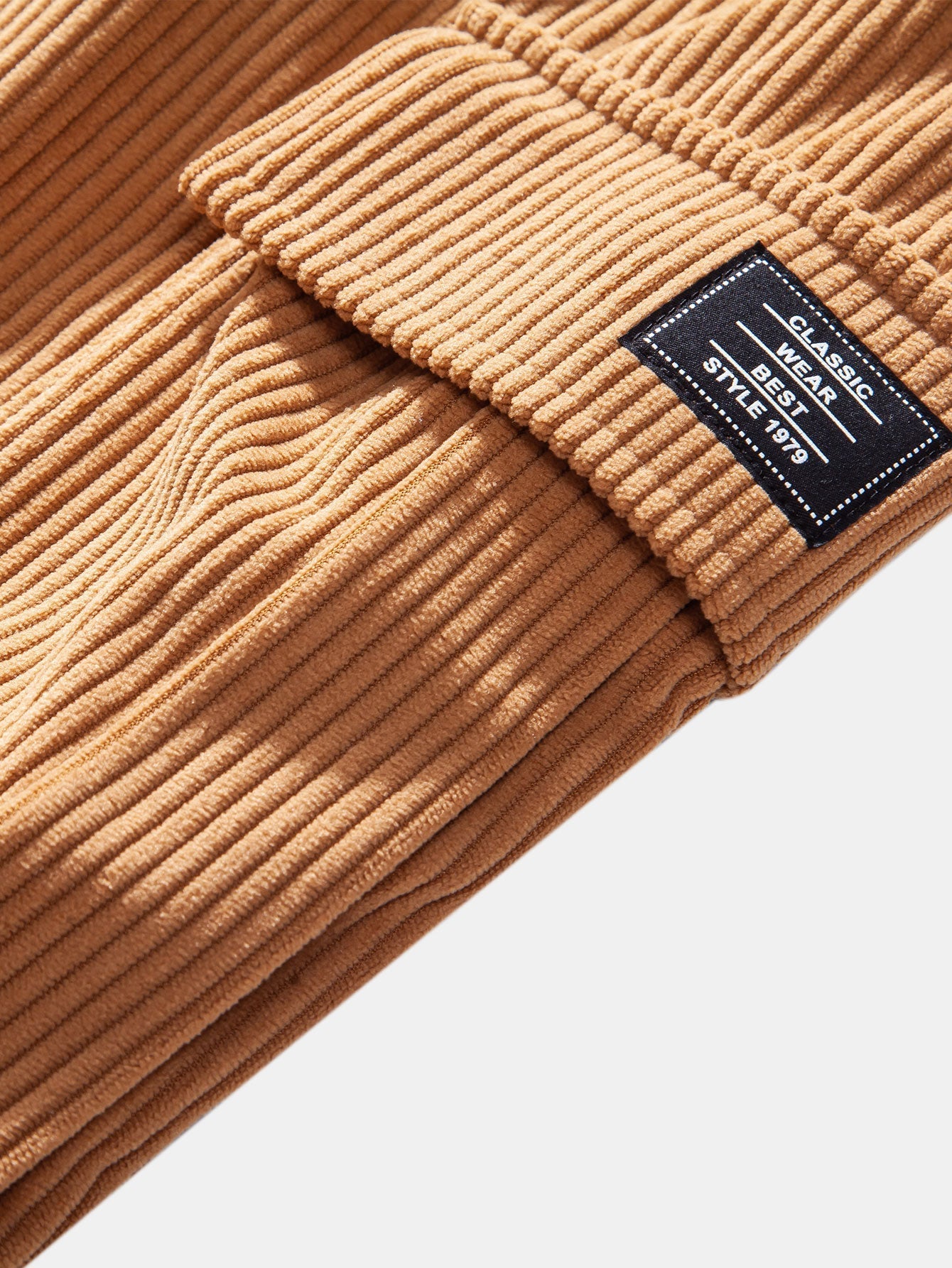 Laurent™ - Ensemble chemise et jogger cargo en velours côtelé