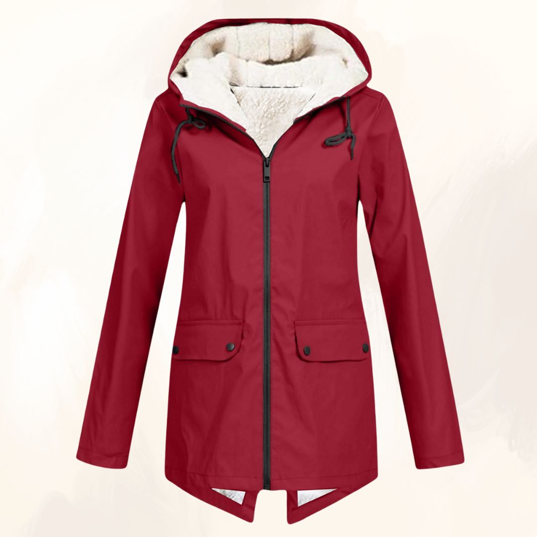Montagnard - Veste d’Hiver Imperméable avec Doublure en Fourrure