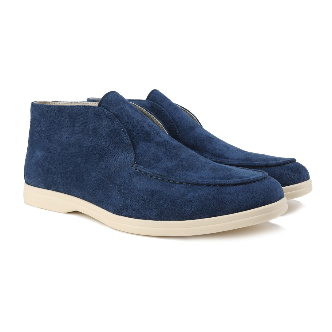Laurent™ | Mocassins hauts en daim