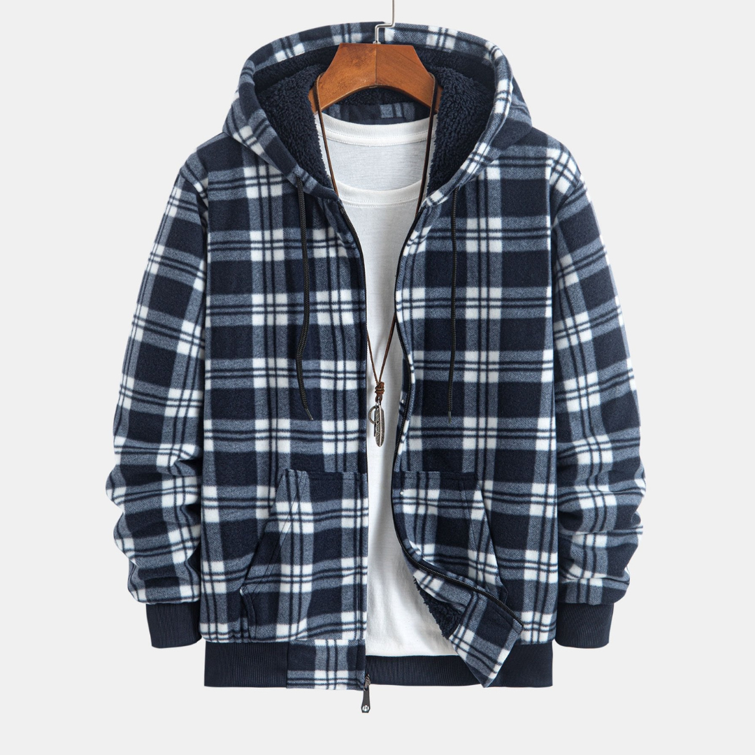 Laurent™ - Hoodie en flanelle doublé polaire Teddy
