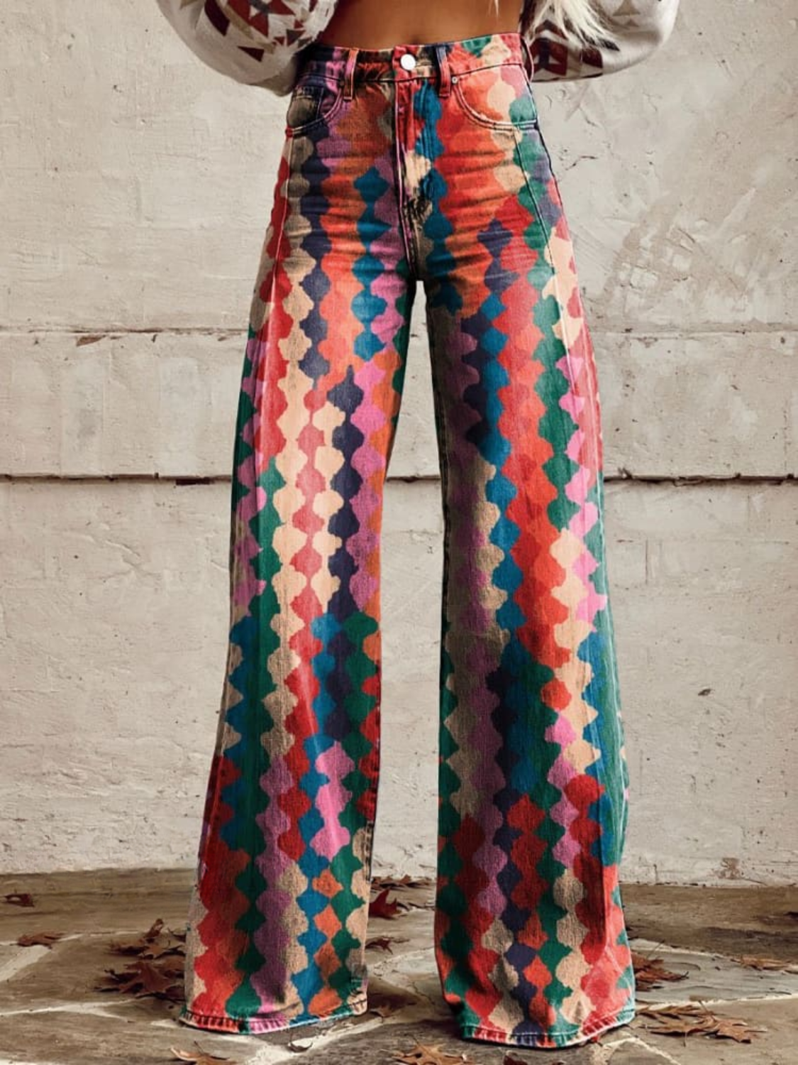 AMÉLIE | Pantalon Bohémien Ample Élégant et Confortable