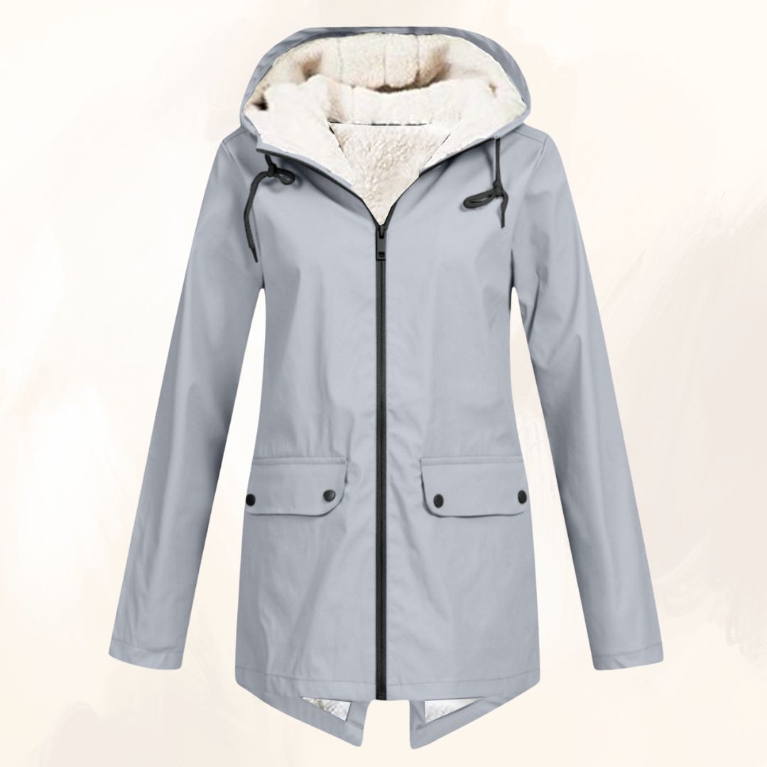 Montagnard - Veste d’Hiver Imperméable avec Doublure en Fourrure